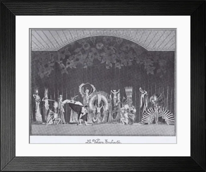 Framed Print : La Voliere Enchante from the show La Revue Mistinguett Framed Print : La Voliere Enchante from the show La Revue Mistinguett