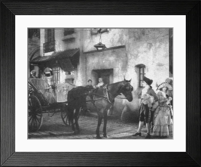 Framed Print : A scene from the French film Le Collier de la Reine, 1930 Framed Print : A scene from the French film Le Collier de la Reine, 1930