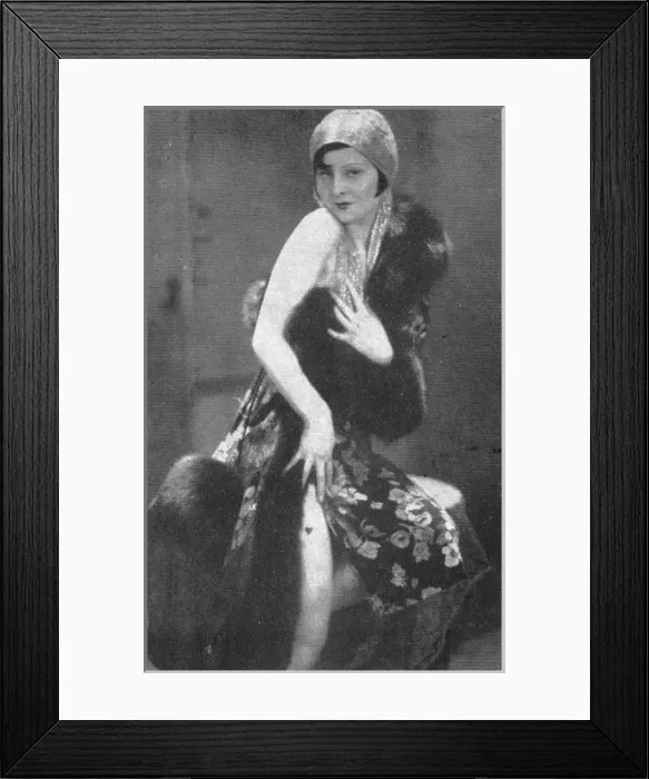 Framed Print : A portrait of the German film star Lilian Harvey, 1930 Framed Print : A portrait of the German film star Lilian Harvey, 1930