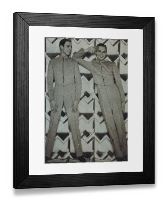 Framed Print : The Rocky Twins, c. mid 1920s Framed Print : The Rocky Twins, c. mid 1920s