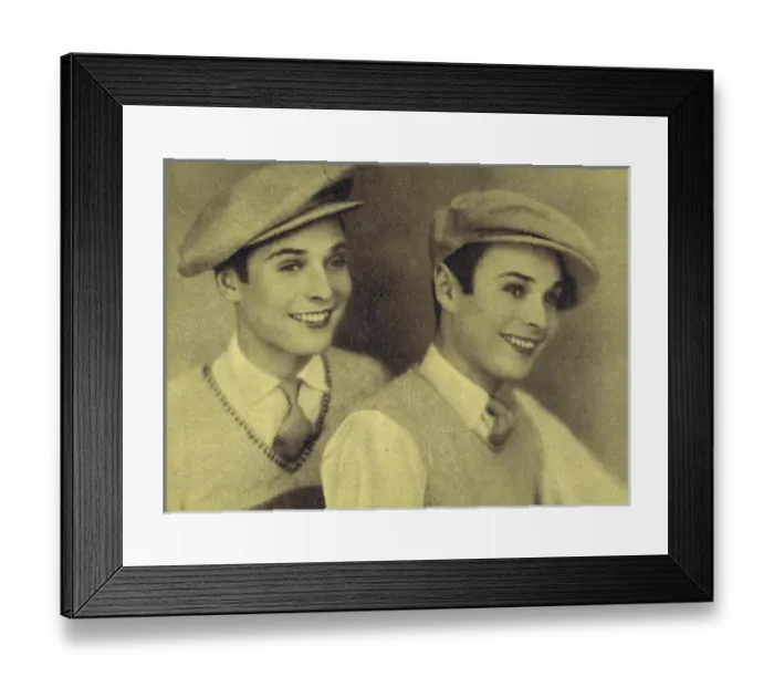 Framed Print : The Rocky Twins, c. mid 1920s Framed Print : The Rocky Twins, c. mid 1920s