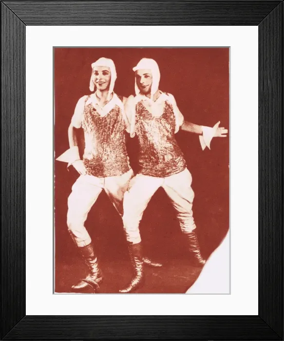 Framed Print : The Rocky Twins in Les Ailes de Paris at the Casino de Paris Framed Print : The Rocky Twins in Les Ailes de Paris at the Casino de Paris