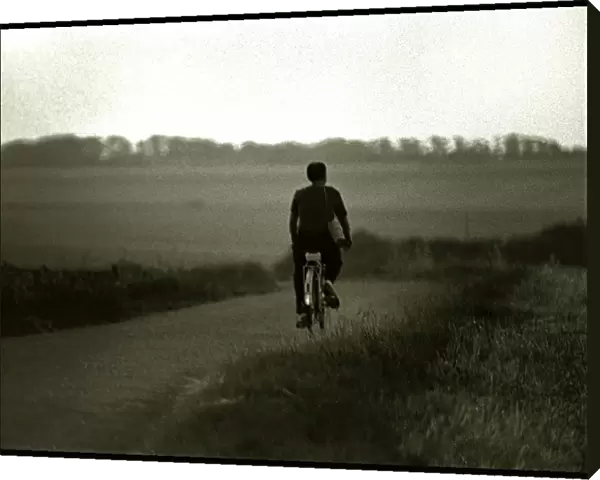 Cyclist - Normandy, France