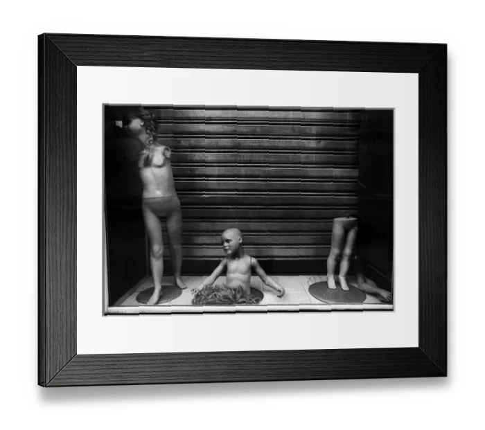 Framed Print : Shop window dummies, Paris, France Framed Print : Shop window dummies, Paris, France