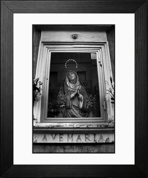 Framed Print : Ave Maria shrine - Florence, Italy Framed Print : Ave Maria shrine - Florence, Italy