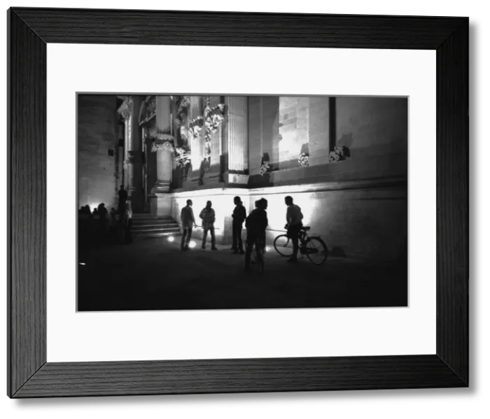 Framed Print : Piazza at night - Lecce, Italy Framed Print : Piazza at night - Lecce, Italy