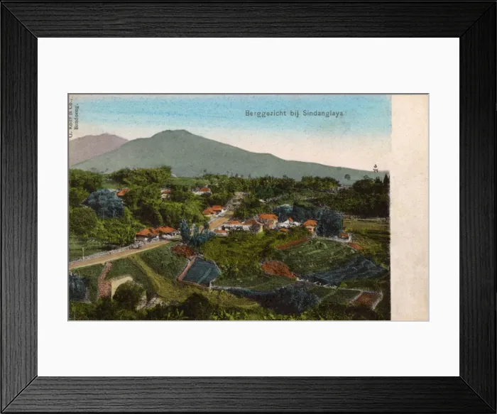 Framed Print : General view of Sindanglaya, Java, Indonesia Framed Print : General view of Sindanglaya, Java, Indonesia