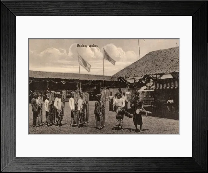 Framed Print : Angklung players, West Java, Indonesia Framed Print : Angklung players, West Java, Indonesia
