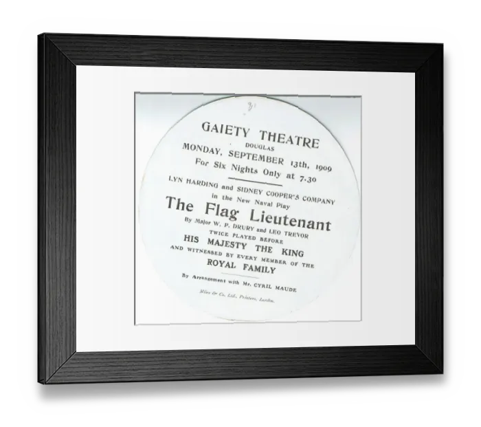 Framed Print : The Flag Lieutenant by Major WP Drury and Leo Trevor Framed Print : The Flag Lieutenant by Major WP Drury and Leo Trevor