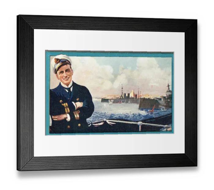 Framed Print : The Flag Lieutenant by Major WP Drury and Leo Trevor Framed Print : The Flag Lieutenant by Major WP Drury and Leo Trevor