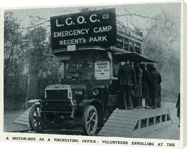 Recuiting volunteers for bus-driving 1926