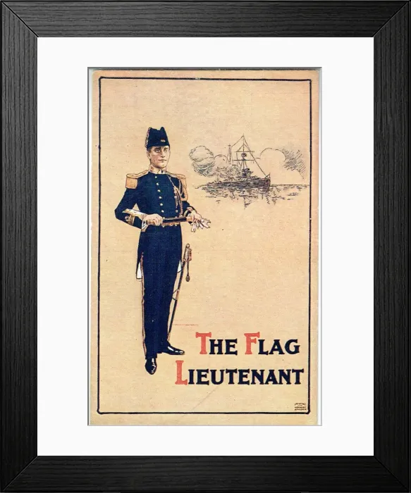 Framed Print : The Flag Lieutenant by Major WP Drury and Leo Trevor Framed Print : The Flag Lieutenant by Major WP Drury and Leo Trevor