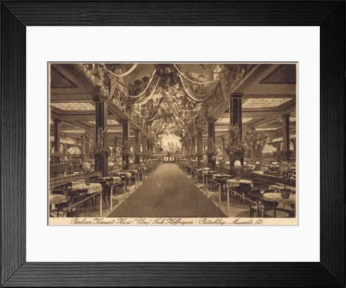 Framed Print : Interior of the Berliner Konzert-Haus (Clou Clou), Berlin Framed Print : Interior of the Berliner Konzert-Haus (Clou Clou), Berlin