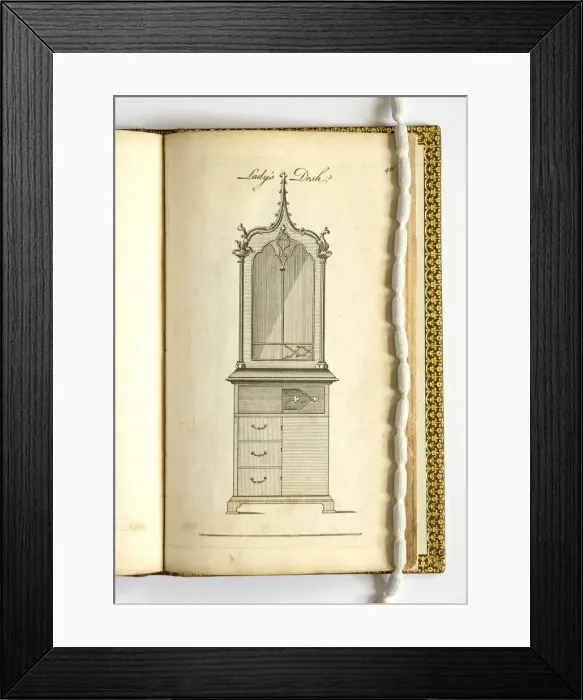 Framed Print : Illustration from Household furniture in genteel taste for Framed Print : Illustration from Household furniture in genteel taste for