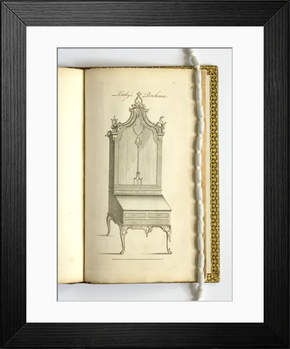Framed Print : Illustration from Household furniture in genteel taste for Framed Print : Illustration from Household furniture in genteel taste for