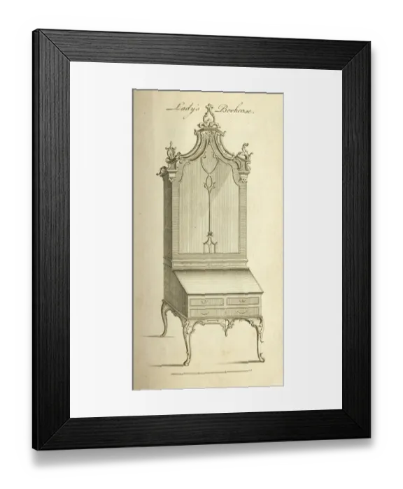 Framed Print : Illustration from Household furniture in genteel taste for Framed Print : Illustration from Household furniture in genteel taste for