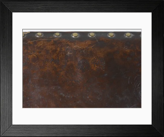 Framed Print : Backstool, detail Framed Print : Backstool, detail