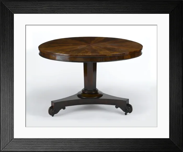 Framed Print : Pedestal table Framed Print : Pedestal table