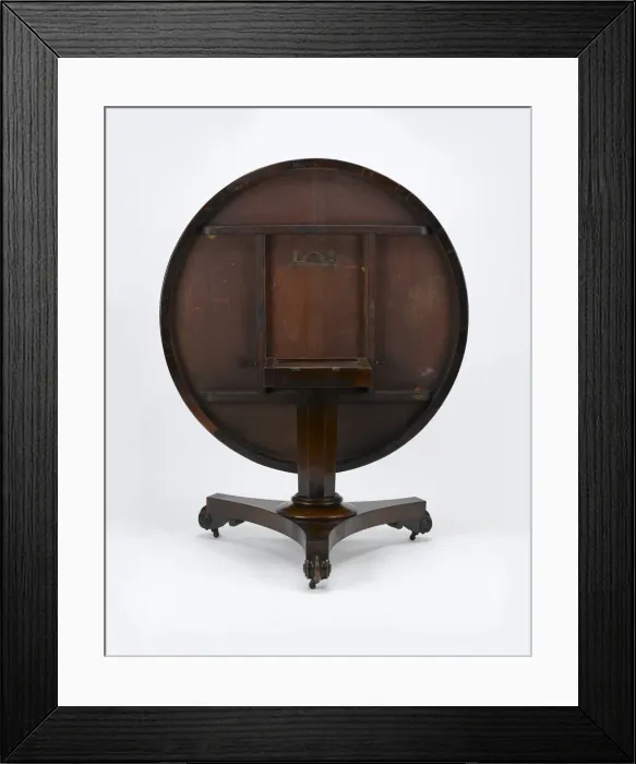 Framed Print : Pedestal table Framed Print : Pedestal table