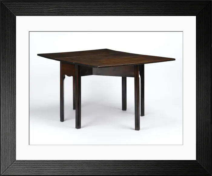 Framed Print : Gateleg table Framed Print : Gateleg table