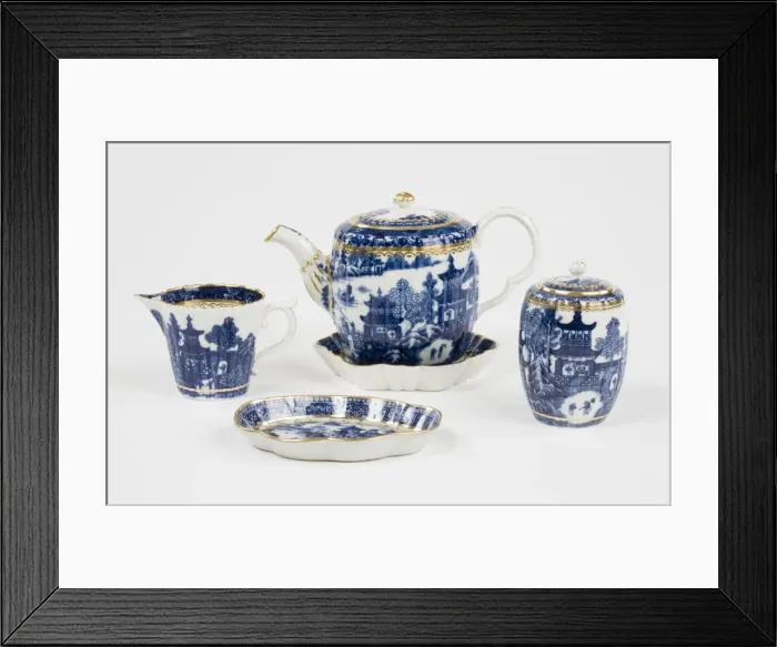 Framed Print : Tea set, group shot Framed Print : Tea set, group shot