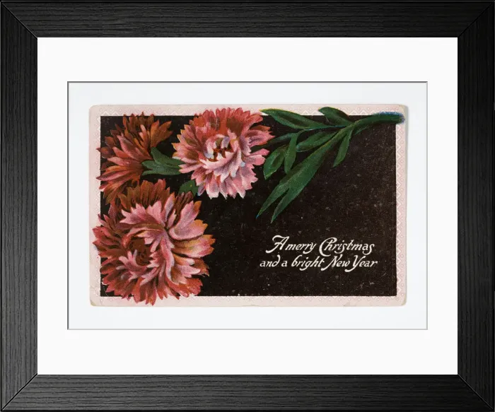 Framed Print : Christmas postcard Framed Print : Christmas postcard