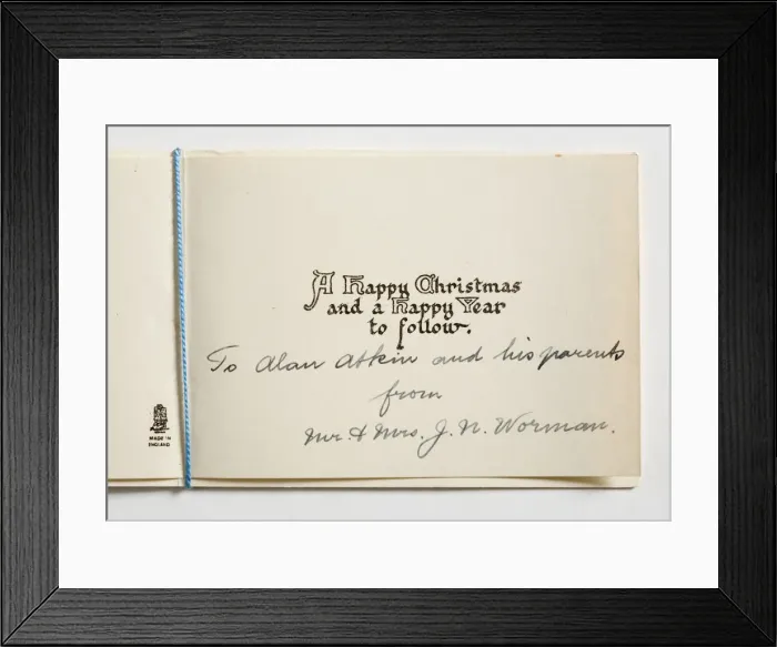 Framed Print : Christmas card, insert Framed Print : Christmas card, insert