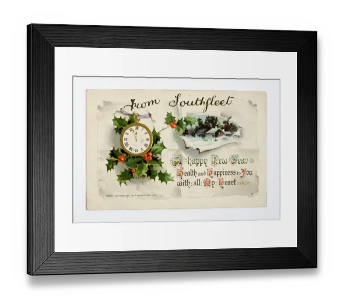 Framed Print : New Year card Framed Print : New Year card