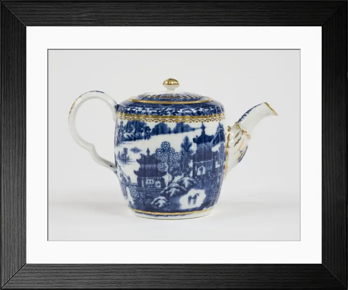 Framed Print : Tea pot. Teapot, lid and stand made from porcelain Framed Print : Tea pot. Teapot, lid and stand made from porcelain