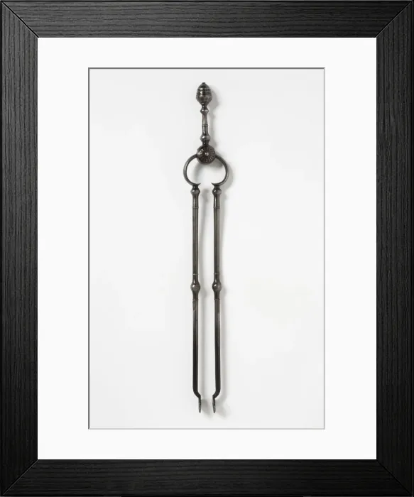 Framed Print : Fire tongs Framed Print : Fire tongs
