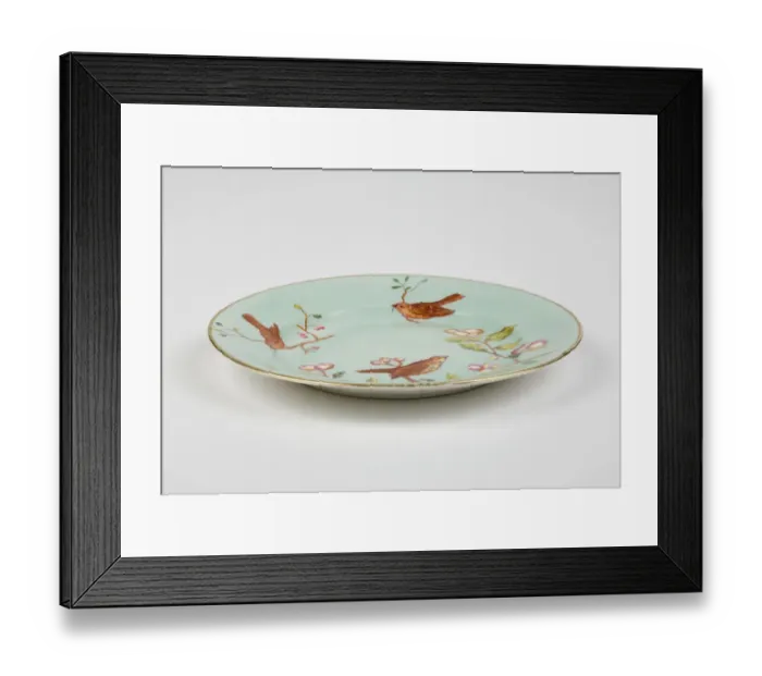 Framed Print : Side plate Framed Print : Side plate