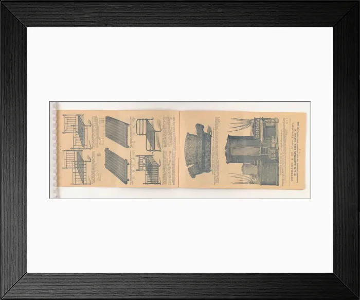 Framed Print : Page from Two wholesale stocks: Purchased for cash: Offered Framed Print : Page from Two wholesale stocks: Purchased for cash: Offered