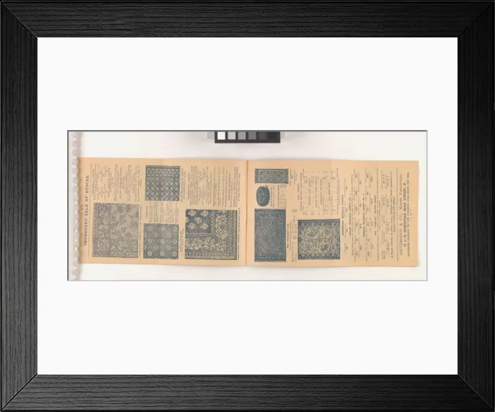 Framed Print : Page from Two wholesale stocks: Purchased for cash: Offered Framed Print : Page from Two wholesale stocks: Purchased for cash: Offered