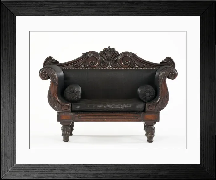 Framed Print : Childs sofa Framed Print : Childs sofa