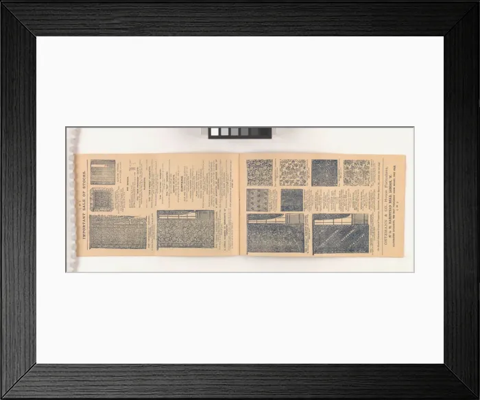 Framed Print : Page from Two wholesale stocks: Purchased for cash: Offered Framed Print : Page from Two wholesale stocks: Purchased for cash: Offered