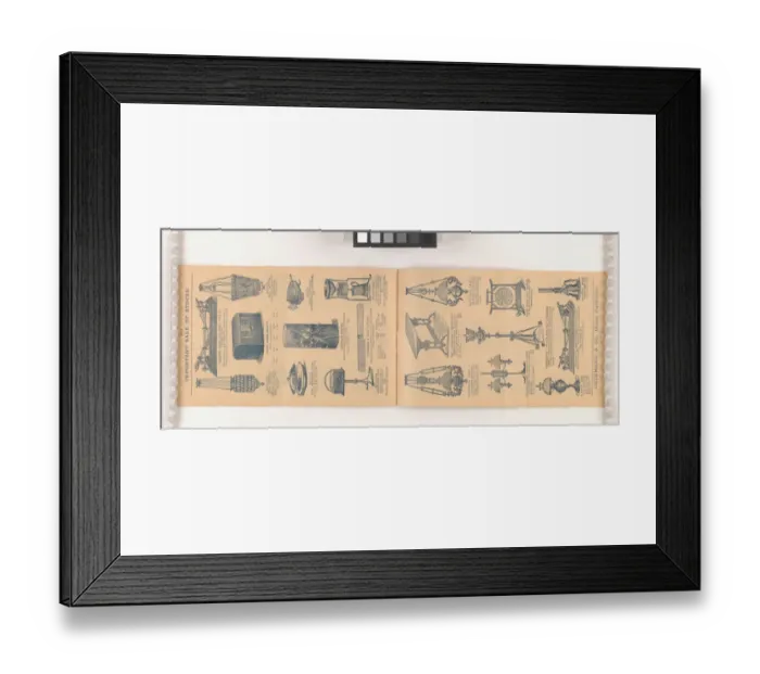 Framed Print : Page from Two wholesale stocks: Purchased for cash: Offered Framed Print : Page from Two wholesale stocks: Purchased for cash: Offered