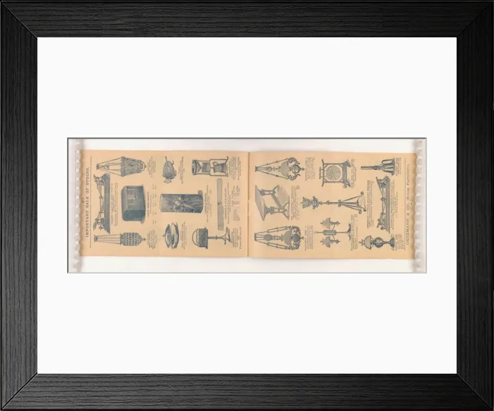 Framed Print : Page from Two wholesale stocks: Purchased for cash: Offered Framed Print : Page from Two wholesale stocks: Purchased for cash: Offered