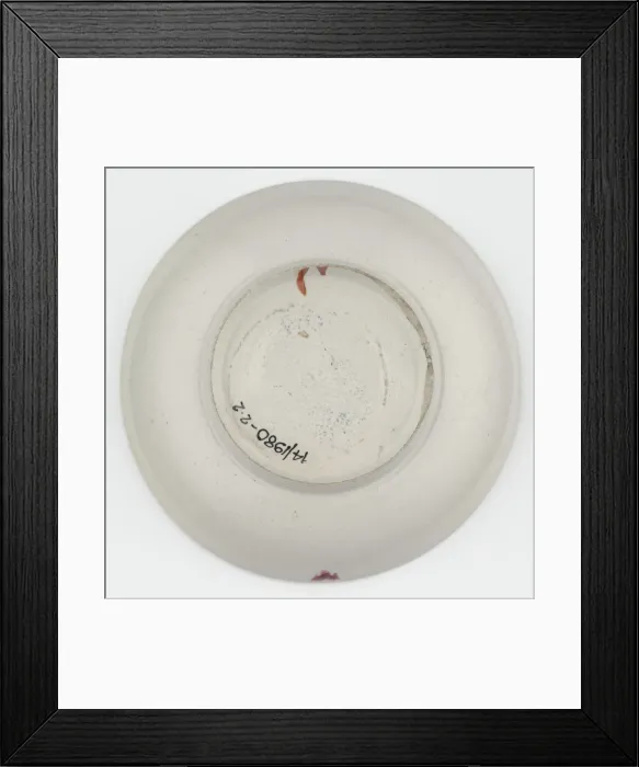 Framed Print : Saucer, reverse Framed Print : Saucer, reverse