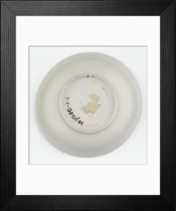 Framed Print : Saucer, reverse