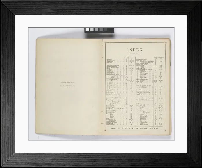 Framed Print : Pages from 1899 Price List, Upholstery, Trimmings &c Framed Print : Pages from 1899 Price List, Upholstery, Trimmings &c