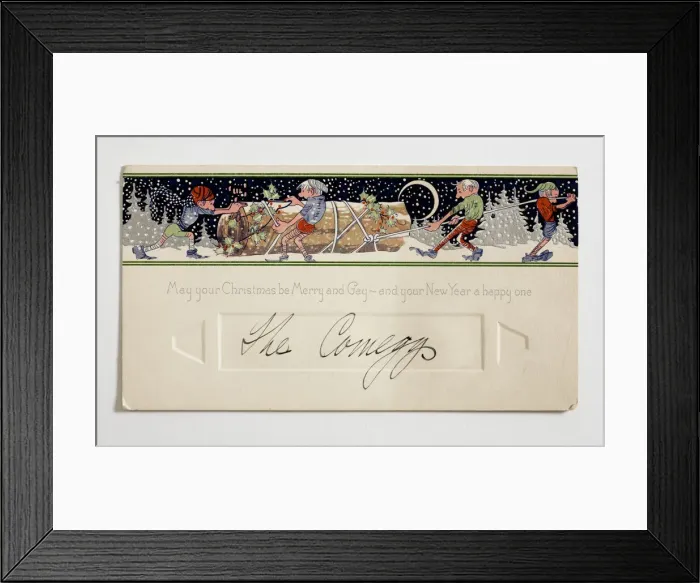 Framed Print : Christmas card Framed Print : Christmas card