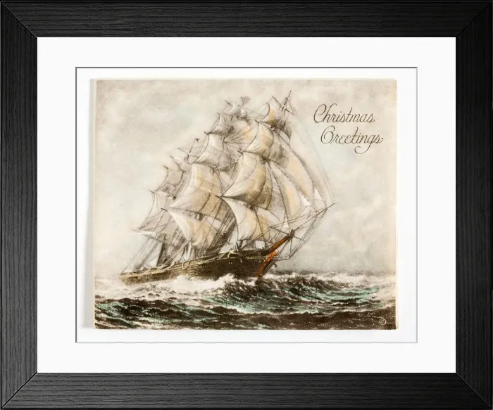 Framed Print : Christmas card Framed Print : Christmas card