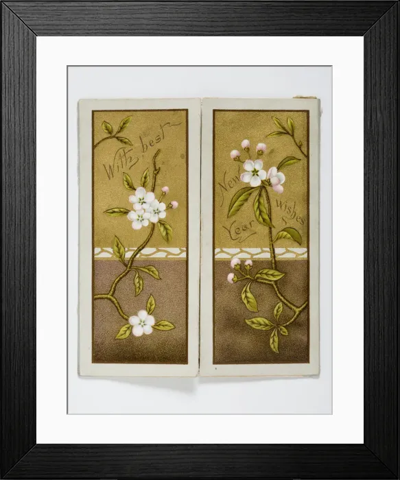 Framed Print : New Year card Framed Print : New Year card