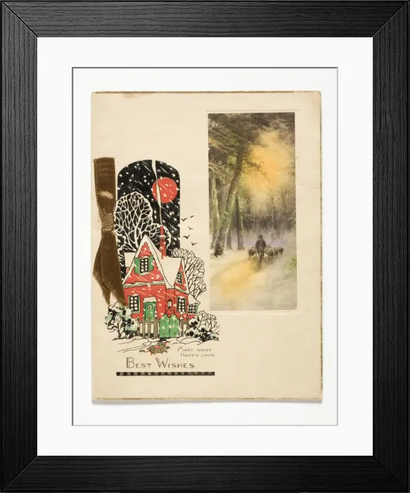 Framed Print : Christmas card Framed Print : Christmas card