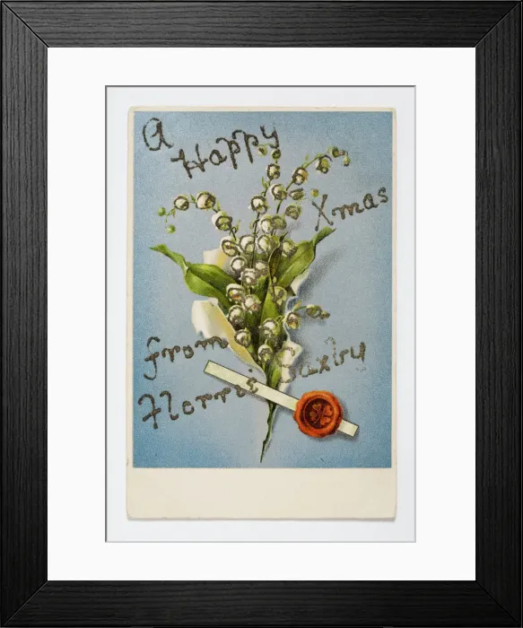 Framed Print : Christmas postcard Framed Print : Christmas postcard