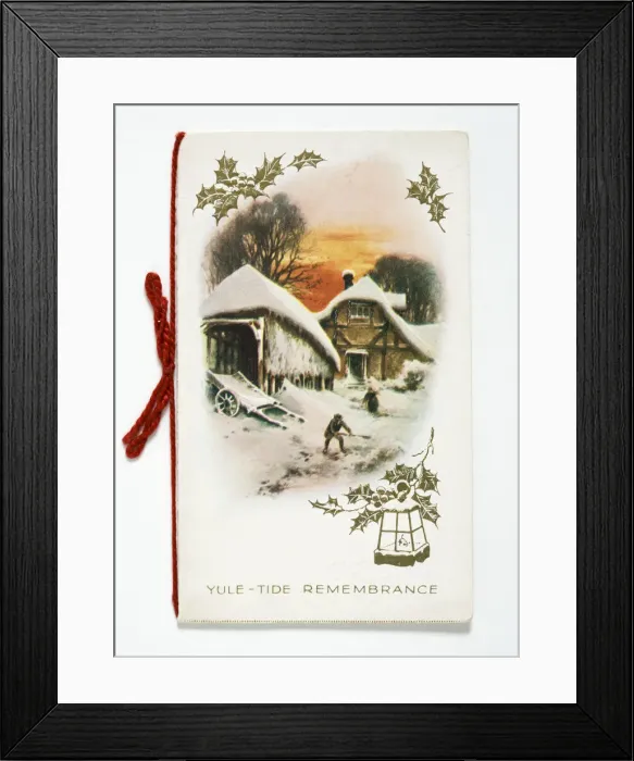 Framed Print : Christmas card Framed Print : Christmas card