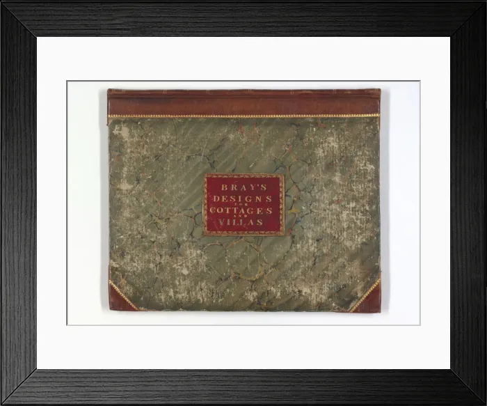 Framed Print : Front cover from Brays Designs for Cottages and Villas