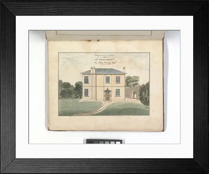 Framed Print : Pages from Brays Designs for Cottages and Villas Framed Print : Pages from Brays Designs for Cottages and Villas