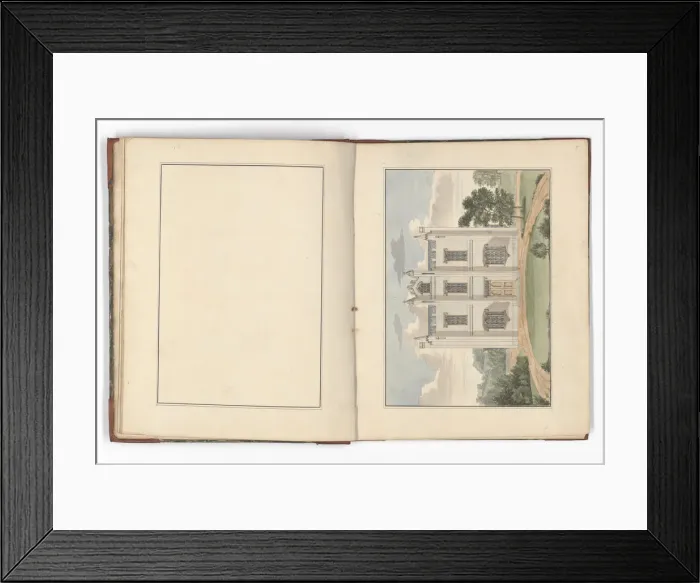 Framed Print : Pages from Brays Designs for Cottages and Villas Framed Print : Pages from Brays Designs for Cottages and Villas