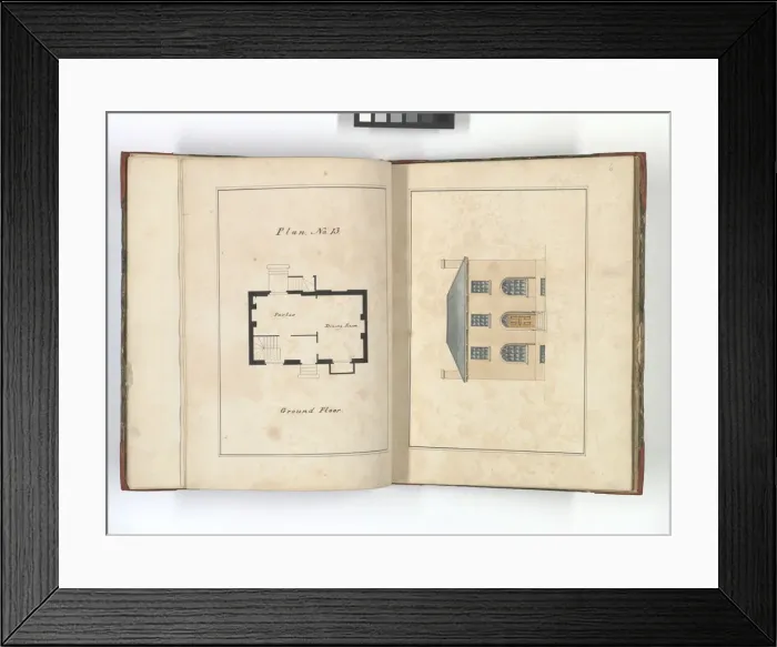 Framed Print : Pages from Brays Designs for Cottages and Villas Framed Print : Pages from Brays Designs for Cottages and Villas